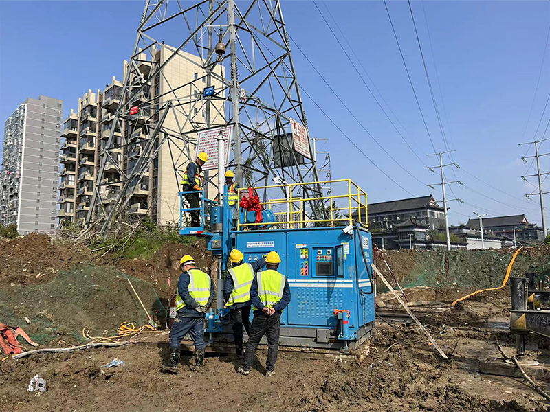 安徽马鞍山某工地MJS工法基础加固